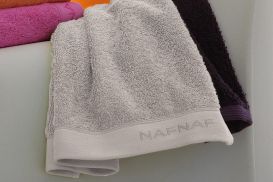 Ręcznik NAF NAF 30x50 Casual silver